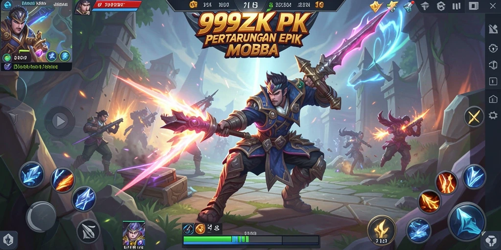 Tampilan gameplay 999ZK yang seru dan menegangkan.