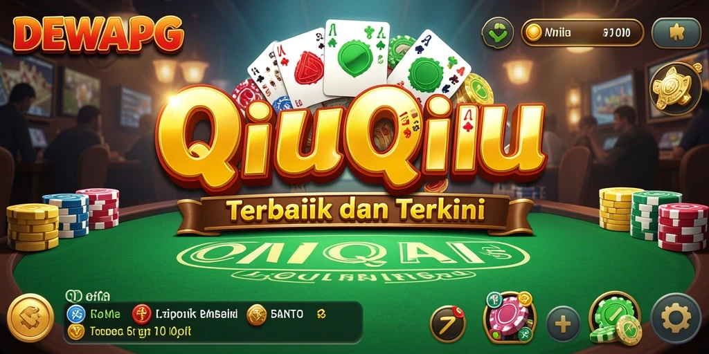 Screenshot gameplay menunjukkan suasana seru dalam permainan QiuQiu.
