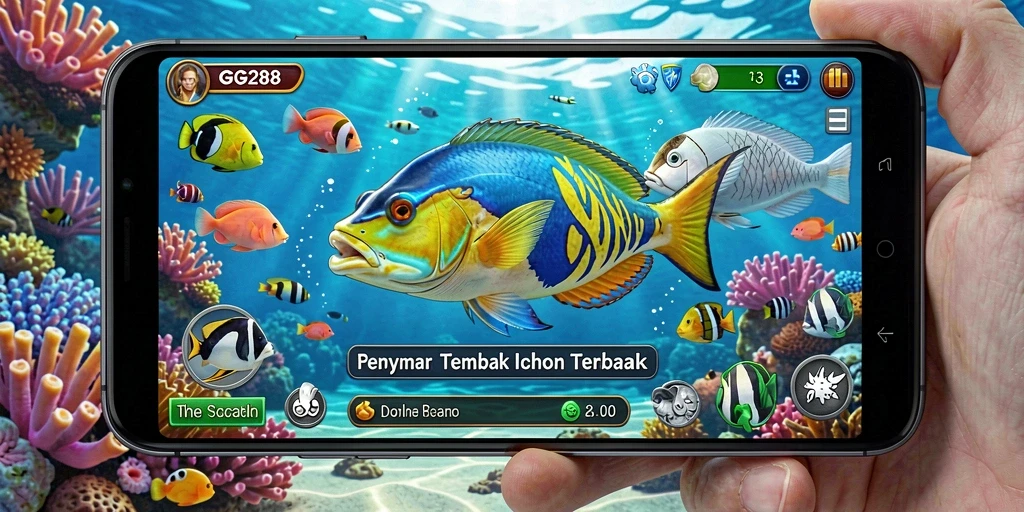 Gameplay seru menangkap ikan di GG288.