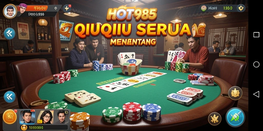 Gameplay seru dari HOT985 yang menampilkan QiuQiu yang mendebarkan.