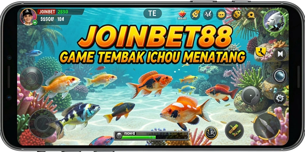 Tampilan gameplay seru dalam JOINBET88 saat menangkap ikan.