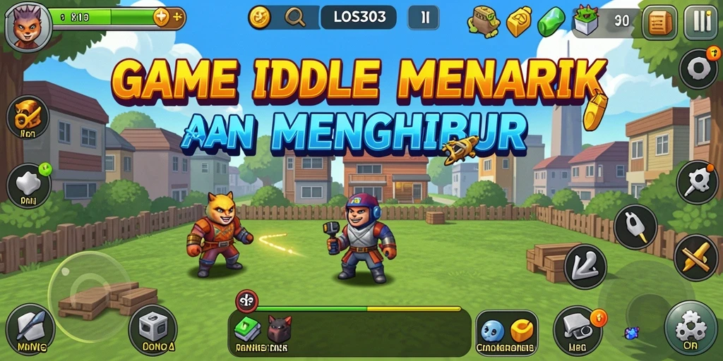 Screenshot main gameplay LOS303 yang menampilkan keseruan permainan Idle.