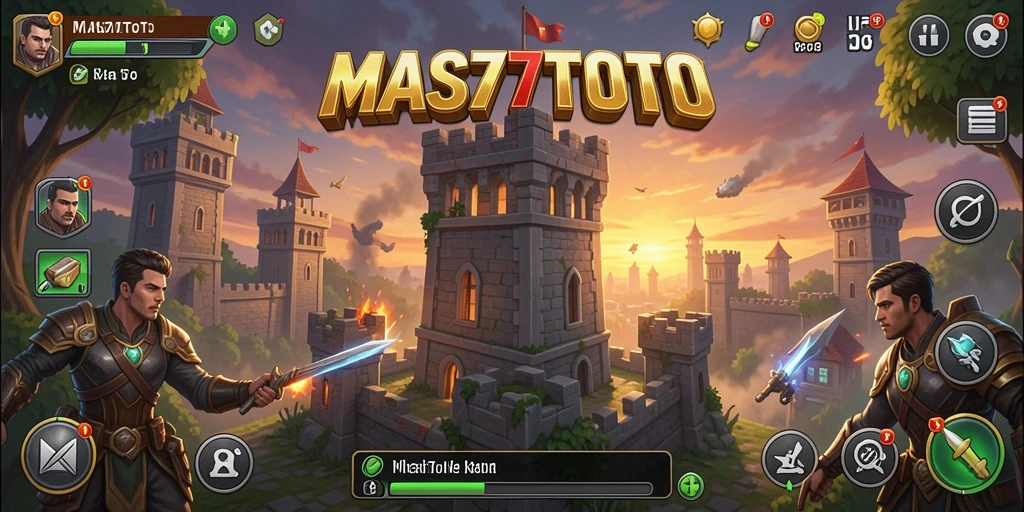 Screenshot utama dari gameplay Tower Defense yang mendebarkan.