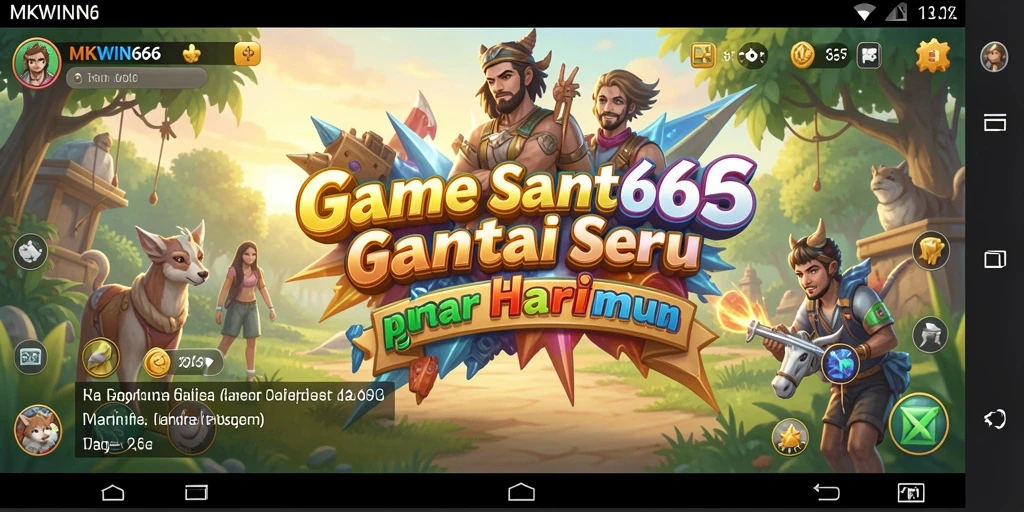 Tampilan gameplay seru dalam MKWIN666 yang menyenangkan dan menghibur.