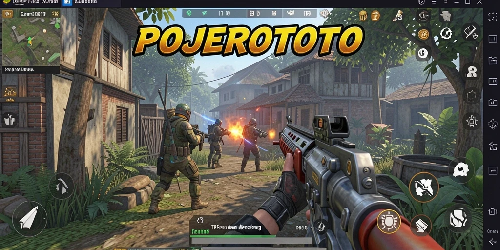 Screenshot dari gameplay menegangkan di POJEROTOTO.