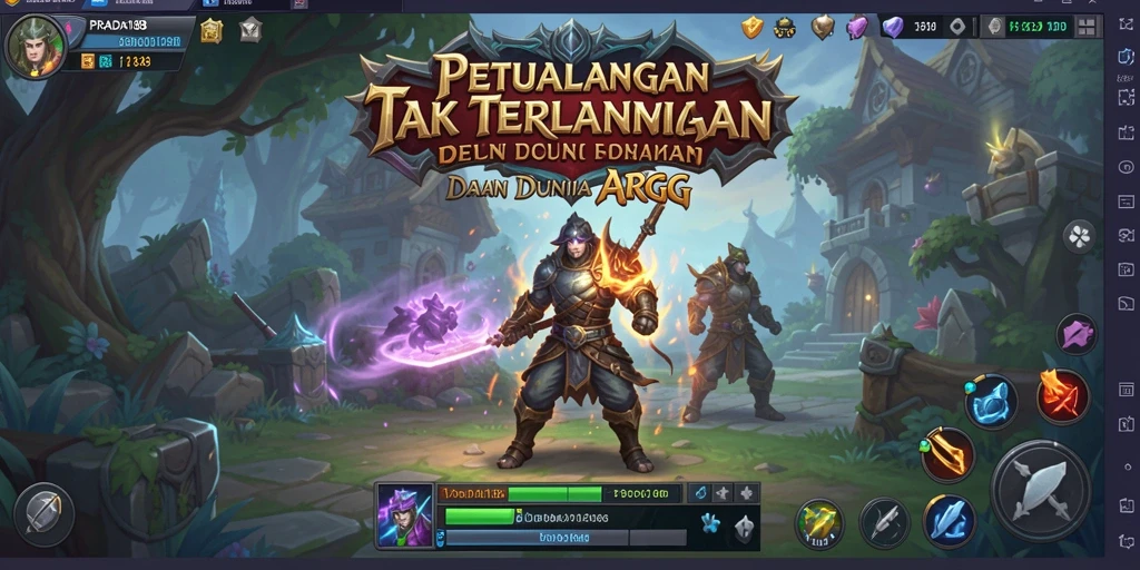 Tampilan screenshot utama PRADA188 dengan gameplay ARPG yang menegangkan.