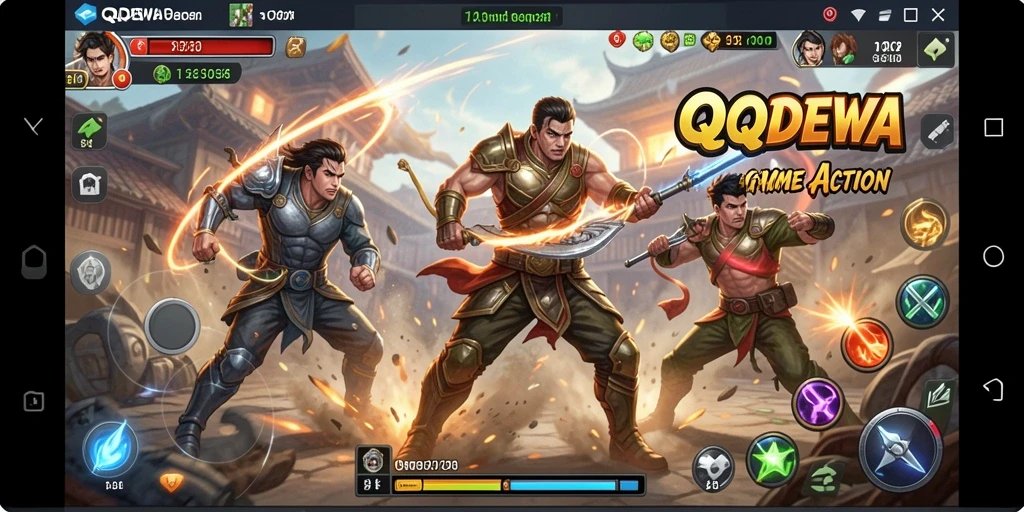 Gameplay QQDEWA yang intens dan penuh aksi.