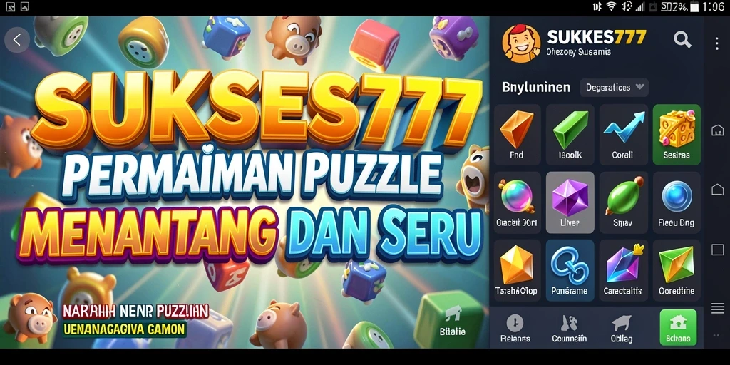 Tampilan gameplay menantang dan interaktif di SUKSES777.