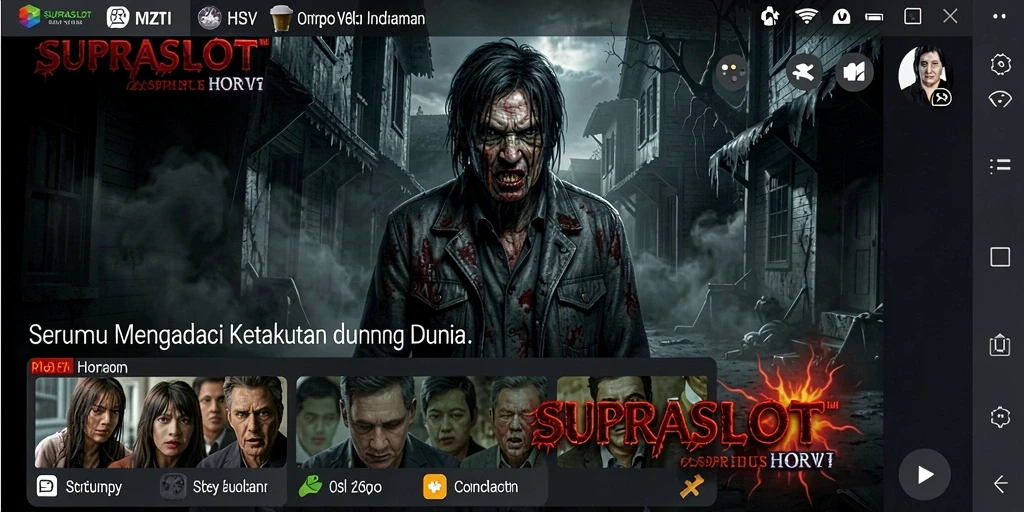 Gameplay menegangkan di dunia horror SUPRASLOT.