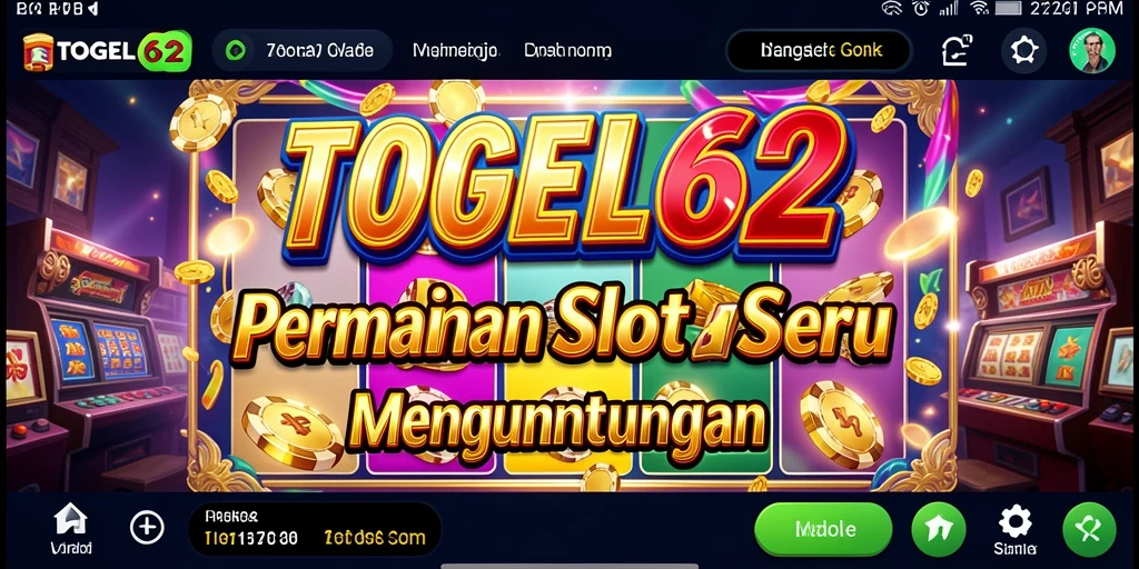 Gameplay seru TOGEL62 dengan berbagai tema Slot