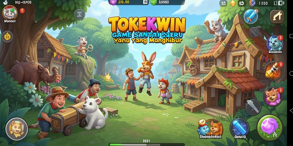 Tampilan gameplay TOKEKWIN yang menarik dan menghibur.
