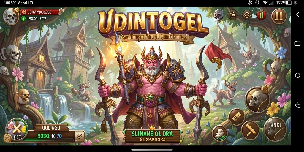 Tampilan gameplay UDINTOGEL yang memukau dalam petualangan seru.
