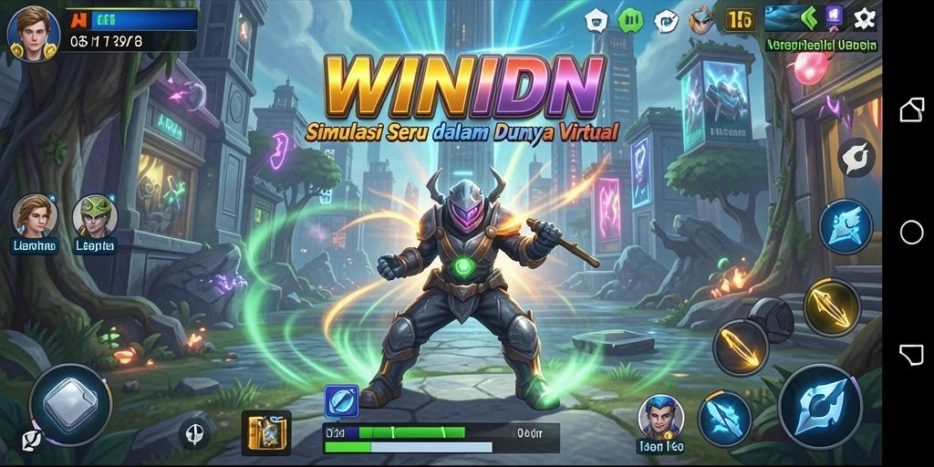 Tangkapan layar WINIDN menampilkan gameplay simulation yang mendebarkan.