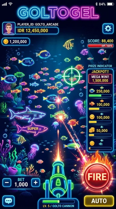 Pengguna sedang menikmati fitur unggulan dari goltogel.